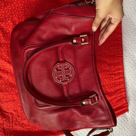 Tory Burch Red Raspberry Handbag - Picture 4 of 6